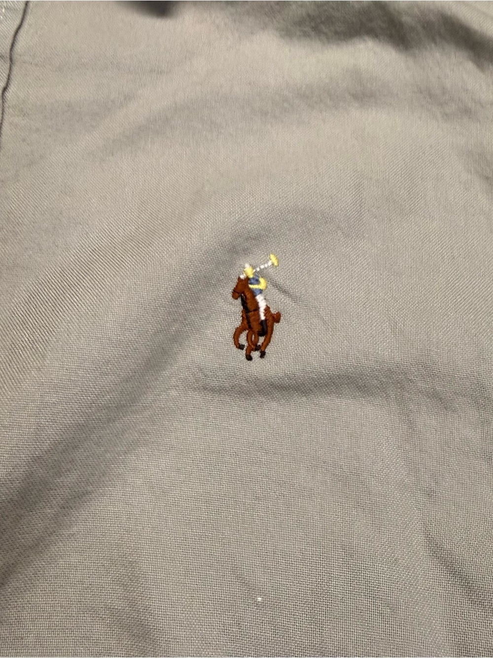 Ralph Lauren 100% Cotton Kakhi Botton Down - Classic Fit M - Picture 2 of 4